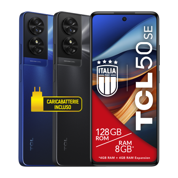 TCL 50 SE 17,2 cm (6.78") Doppia SIM Android 14 4G USB tipo-C 4 GB 128 GB 5010 mAh Grigio