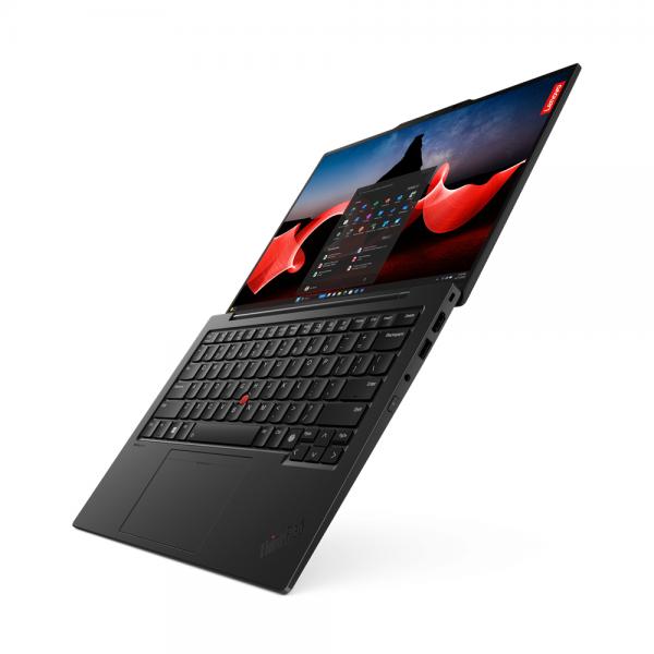 Lenovo ThinkPad X1 Carbon Gen 12 Intel Core Ultra 5 125U Computer portatile 35,6 cm (14") WUXGA 16 GB LPDDR5x-SDRAM 512 GB SSD Wi-Fi 6E (802.11ax) Windows 11 Pro Nero - EUROBABYLON