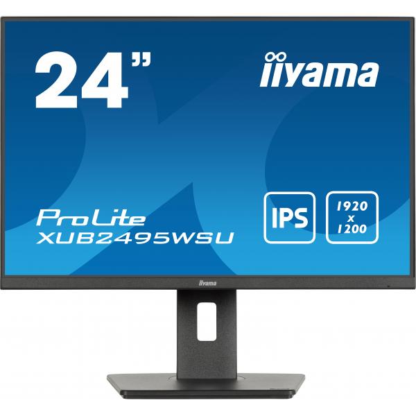 iiyama ProLite XUB2495WSU-B7 Monitor PC 61 cm (24") 1920 x 1200 Pixel 4K Ultra HD LED Nero