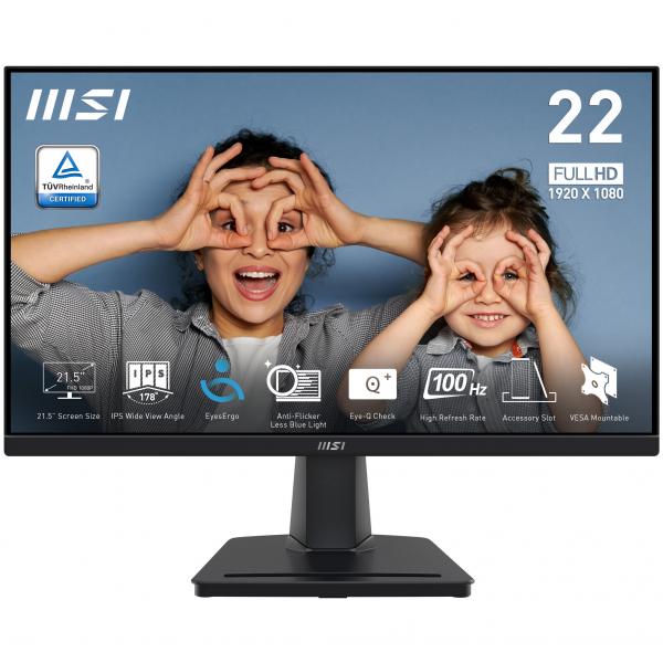 MSI PRO MP225 Monitor PC 54,6 cm (21.5") 1920 x 1080 Pixel Full HD LED Nero - EUROBABYLON