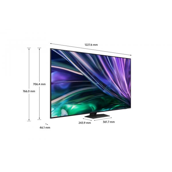 Samsung TQ55QN85DBT 139,7 cm (55") 4K Ultra HD Smart TV Wi-Fi Carbonio, Argento