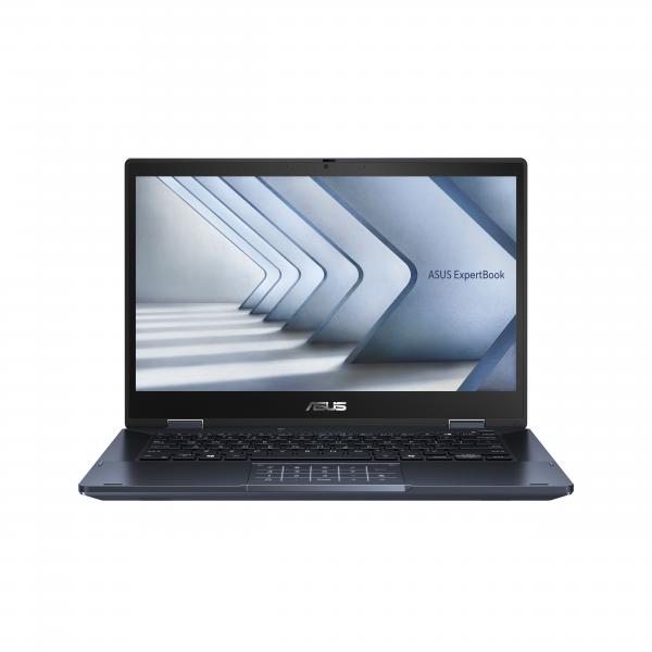 ASUS ExpertBook B3 Flip B3402FVA-EC0065X Intel Core i7 i7-1355U Hybrid (2 in 1) 35,6 cm (14") Touchscreen Full HD 8 GB DDR4-SDRAM 512 GB SSD Wi-Fi 6 (802.11ax) Windows 11 Pro Schwarz 