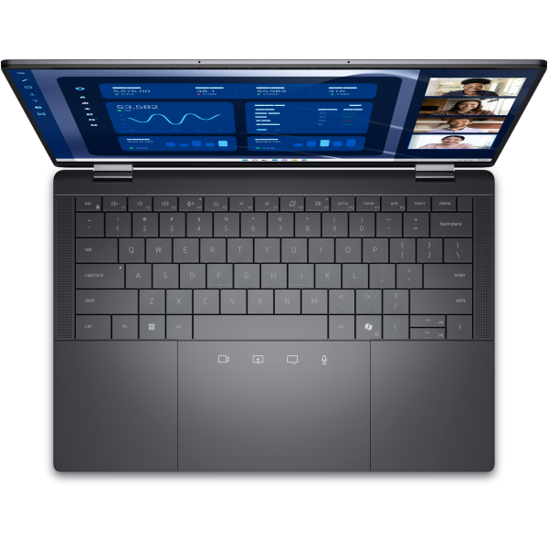 DELL Latitude 9450 2-in-1 Intel Core Ultra 7 165U Ibrido (2 in 1) 35,6 cm (14") Touch screen Quad HD+ 32 GB LPDDR5x-SDRAM 1 TB SSD Wi-Fi 7 (802.11be) Windows 11 Pro Nero - EUROBABYLON