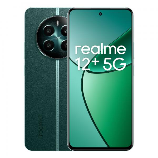 realme 12+ 16,9 cm (6.67") Doppia SIM Android 14 5G USB tipo-C 8 GB 256 GB 5000 mAh Verde - EUROBABYLON