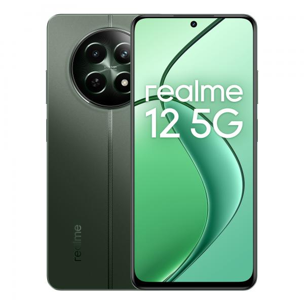 realme 12 17,1 cm (6.72") Doppia SIM Android 14 5G USB tipo-C 8 GB 256 GB 5000 mAh Verde - EUROBABYLON