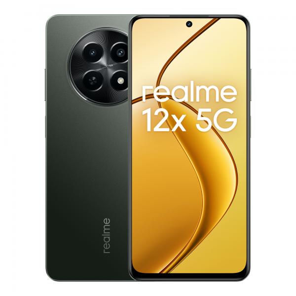 realme 12x 16,9 cm (6.67") Doppia SIM Android 14 5G USB tipo-C 8 GB 256 GB 5000 mAh Nero - EUROBABYLON