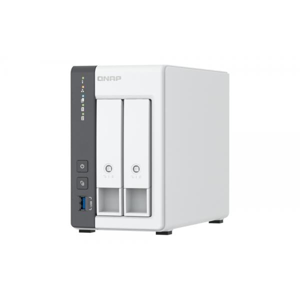 QNAP TS-216G server NAS e di archiviazione Tower Cortex-A Cortex-A55 4 GB HDD Bianco - EUROBABYLON