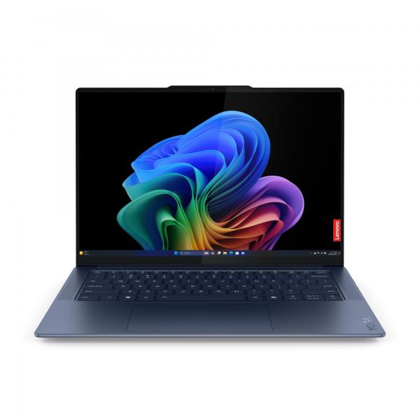 Lenovo Yoga Slim 7 14Q8X9 Qualcomm Snapdragon X1E-78-100 Computer portatile 36,8 cm (14.5") Touch screen 3K 16 GB LPDDR5x-SDRAM 1 TB SSD Wi-Fi 7 (802.11be) Windows 11 Pro Blu