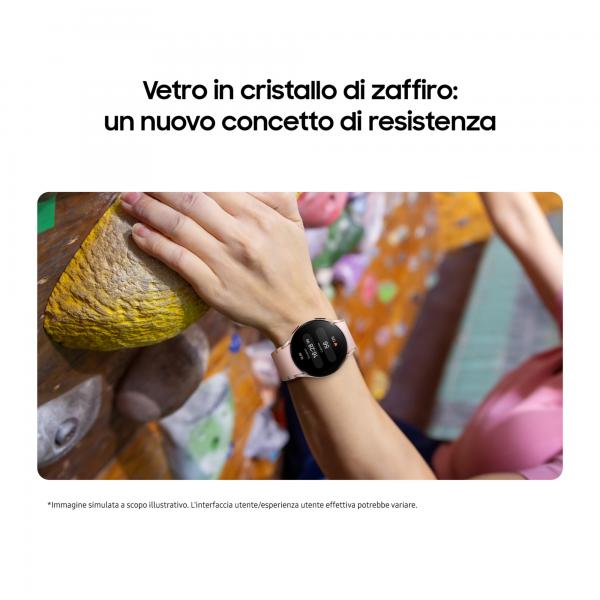 Samsung Galaxy Watch FE 40mm Smartwatch Analisi del Sonno, Ghiera Touch in Alluminio, Silver - EUROBABYLON