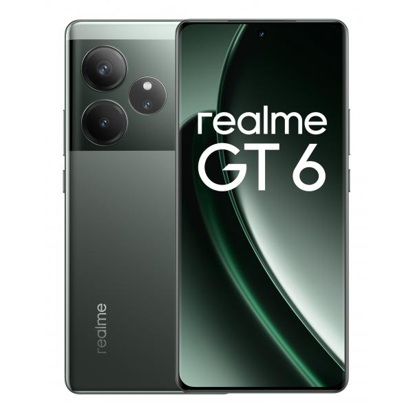 realme GT 6 17,2 cm (6.78") Doppia SIM Android 14 5G USB tipo-C 16 GB 512 GB 5500 mAh Verde - EUROBABYLON