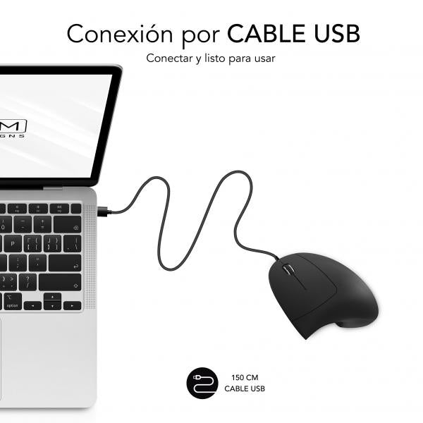 SUBBLIM SUBMO-EDGVU01 mouse Universale Mano destra USB tipo A Ottico 1600 DPI