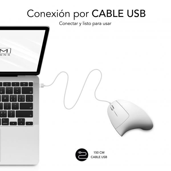 SUBBLIM SUBMO-EDGVU02 mouse Universale Mano destra USB tipo A Ottico 1600 DPI