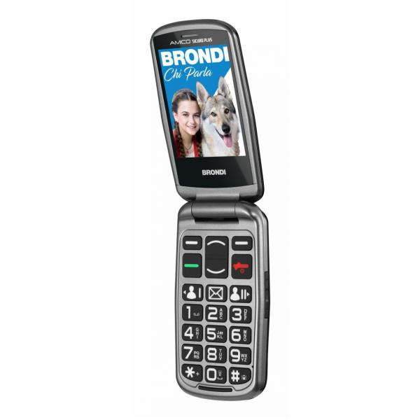 Brondi BRONDISICUROPL cellulare 7,11 cm (2.8") 82 g Nero Telefono con fotocamera - EUROBABYLON