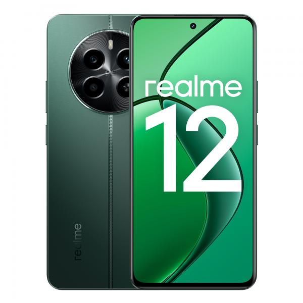 realme 12 4G 16,9 cm (6.67") Dual SIM ibrida Android 14 USB tipo-C 8 GB 512 GB 5000 mAh Verde - EUROBABYLON