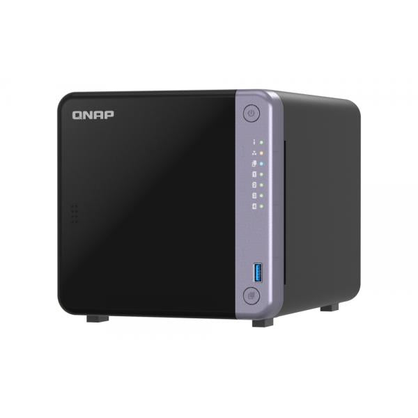 QNAP TS-432X-4G server NAS e di archiviazione Tower Alpine Alpine AL-524 4 GB DDR4 QNAP QTS Nero - EUROBABYLON