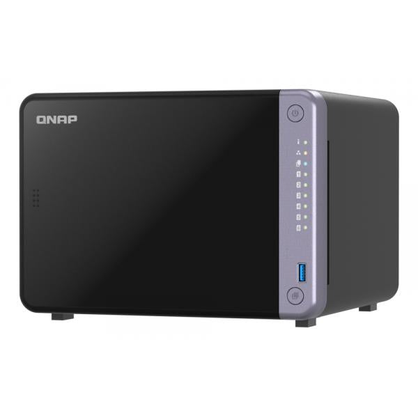 QNAP TS-632X-4G server NAS e di archiviazione Tower Alpine Alpine AL-524 4 GB DDR4 QNAP QTS Nero