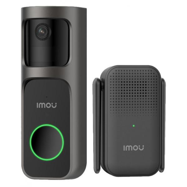 Imou Video Doorbell 2S Kit - mmagine QHD 2K Batteria da 5000mAh166 D Visione grandangolare 30 Orizzontale ruotabile IR Visione notturna Include Chime