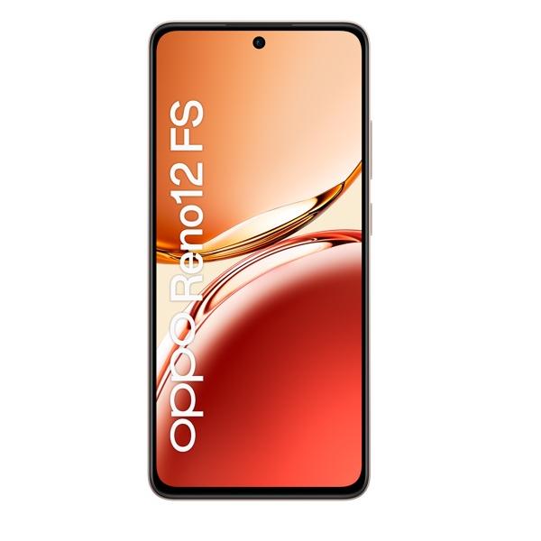 OPPO Reno12 FS 4G AI Smartphone, Tripla fotocamera 50+8+2MP, Selfie 32MP, Display 6.67 120HZ AMOLED FHD+, 5000mAh, RAM 16 GB (8+8) + ROM 512GB, [Versione Italia], Amber Orange