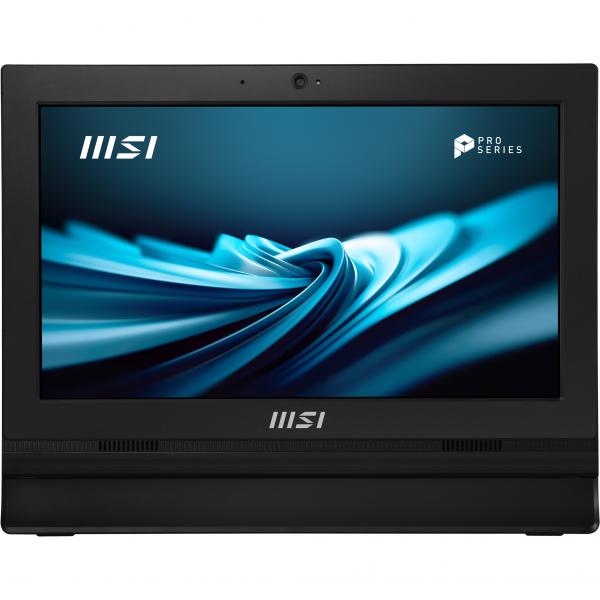 MSI Pro AP162T ADL-005IT All-in-One PC Intel N N100 39,6 cm (15.6") 1920 x 1080 Pixel Touch screen PC All-in-one 4 GB DDR4-SDRAM 128 GB SSD Windows 11 Pro Wi-Fi 6 (802.11ax) Nero