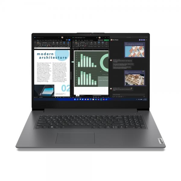 Lenovo V V17 Intel Core i5 i5-13420H Computer portatile 43,9 cm (17.3") Full HD 8 GB DDR4-SDRAM 512 GB SSD Wi-Fi 6 (802.11ax) Windows 11 Pro Grigio - EUROBABYLON