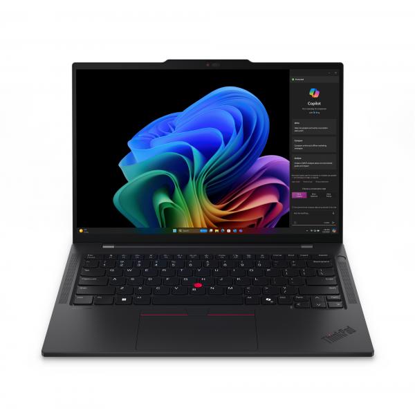 Lenovo ThinkPad T14s Qualcomm Snapdragon X1E-78-100 Computer portatile 35,6 cm (14") WUXGA 32 GB LPDDR5x-SDRAM 1 TB SSD Wi-Fi 7 (802.11be) Windows 11 Pro Nero - EUROBABYLON