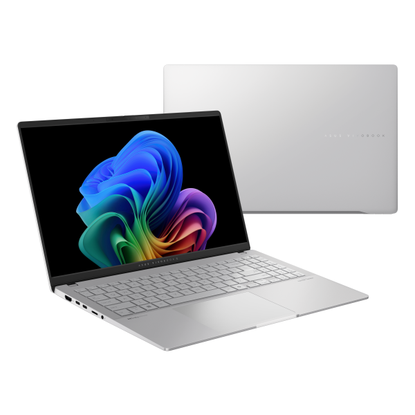 ASUS Vivobook S 15 OLED S5507QA-MA012W Qualcomm Snapdragon X1P-42-100 Computer portatile 39,6 cm (15.6") 3K 16 GB LPDDR5x-SDRAM 512 GB SSD Wi-Fi 7 (802.11be) Windows 11 Home Argento - EUROBABYLON