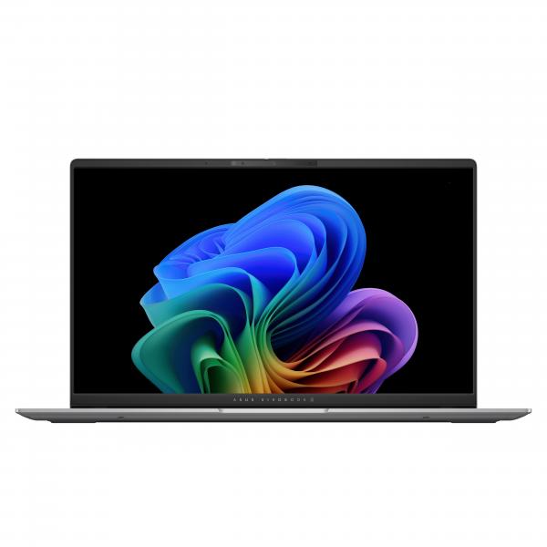 ASUS Vivobook S 15 OLED S5507QA-MA012W Qualcomm Snapdragon X1P-42-100 Computer portatile 39,6 cm (15.6") 3K 16 GB LPDDR5x-SDRAM 512 GB SSD Wi-Fi 7 (802.11be) Windows 11 Home Argento - EUROBABYLON