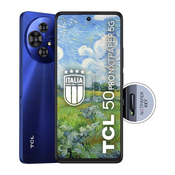 TCL 50 Pro NXTPAPER 5G 17,3 cm (6.8") Doppia SIM Android 14 USB tipo-C 8 GB 512 GB 5010 mAh Blu - EUROBABYLON