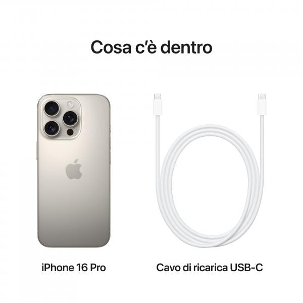 Apple iPhone 16 Pro 256GB Titanio Naturale