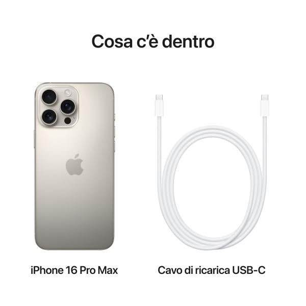 Apple iPhone 16 Pro Max 256GB Titanio Naturale - EUROBABYLON