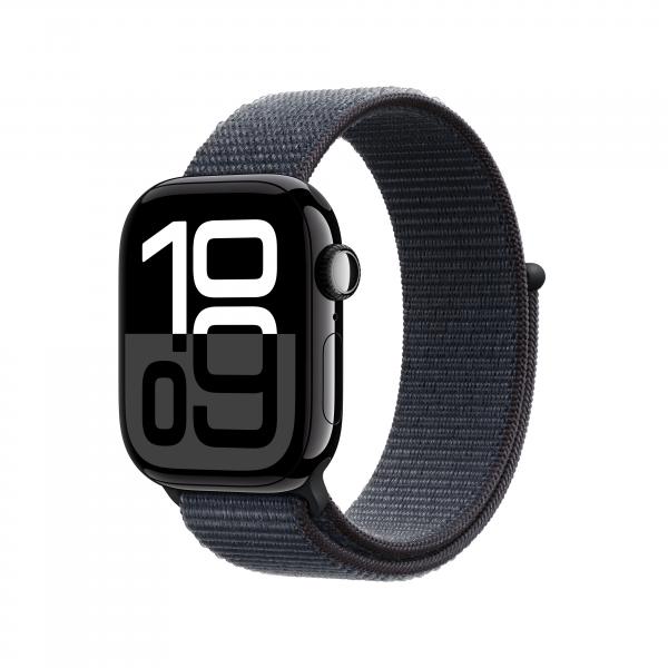 Apple Watch Series 10 Serie 10 GPS 42mm Cassa in Alluminio color Jet Black con Sport Loop - EUROBABYLON