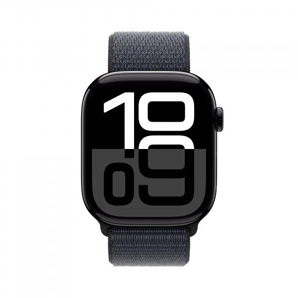 Apple Watch Series 10 Serie 10 GPS 46mm Cassa in Alluminio color Jet Black con Sport Loop - EUROBABYLON