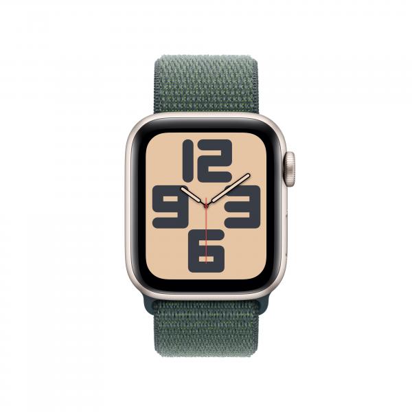 Apple Watch SE GPS + Cellular 40mm Cassa Alluminio Galassia con Verde Lago Sport Loop - EUROBABYLON