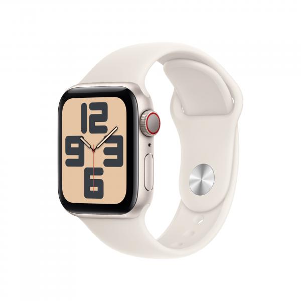 Apple Watch SE OLED 40 mm Digitale 324 x 394 Pixel Touch screen 4G Beige Wi-Fi GPS (satellitare) - EUROBABYLON