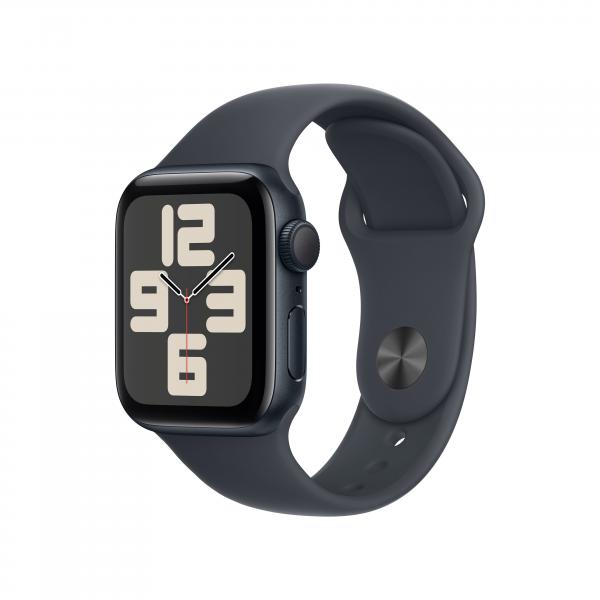 Apple Watch SE GPS 40mm Cassa Alluminio Mezzanotte con Mezzanotte Sport Band - M/L