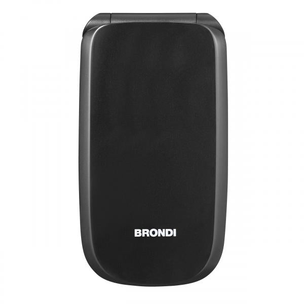 Brondi Raptor 7,11 cm (2.8") 106 g Nero, Metallico Telefono per anziani - EUROBABYLON