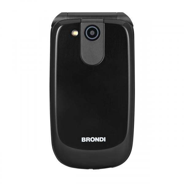 Brondi Raptor 7,11 cm (2.8") 106 g Nero, Metallico Telefono per anziani - EUROBABYLON