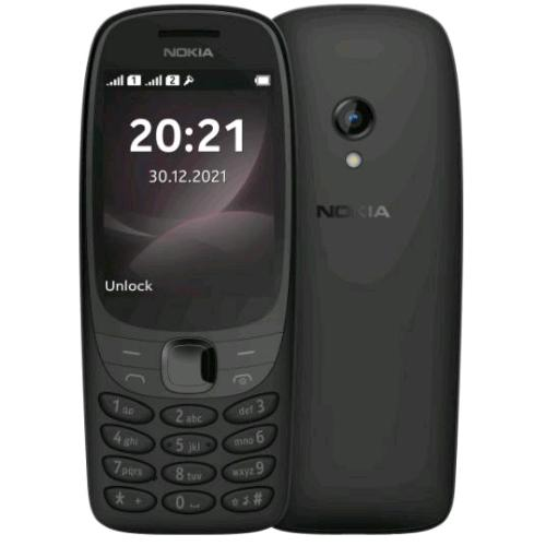 CELLULARE NOKIA 6310 2024 DUAL SIM 2.8" DISPLAY CURVO GIOCO SNAKE RADIO FM ITALIA BLACK - EUROBABYLON