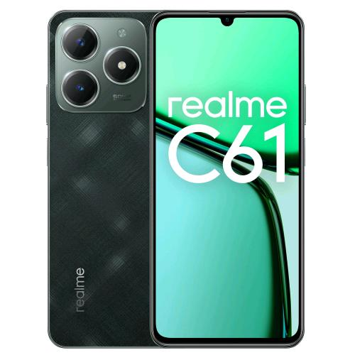 SMARTPHONE REALME C61 6.7" 128GB RAM 6GB DUAL SIM 4G LTE DARK GREEN VODAFONE ITALIA