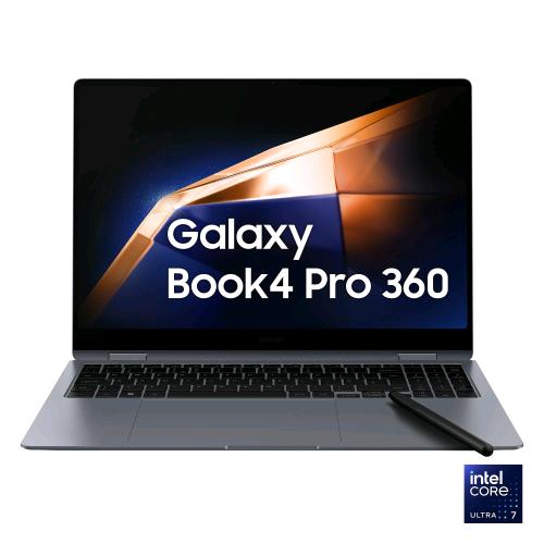 NOTEBOOK SAMSUNG GALAXY BOOK4 PRO 360 NP962QGK-KG1IT 16" AMOLED WQXGA+ 2880 x 1800 INTEL CORE ULTRA 7 155H 1.4GHz RAM 16GB-SSD 1.000GB NVMe-INTEL ARC GRAPHICS-WI-FI 6E-WIN 11 PROF GRIGIO - EUROBABYLON  #