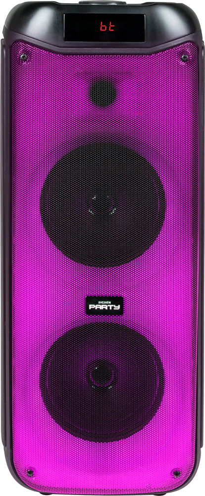 BIGBEN PARTY LUMINOUS LOUDSPEAKER BT 200W USB SD AUX LIGHTS EFFECTS MICROPHONE BLACK PARTYBTHPL