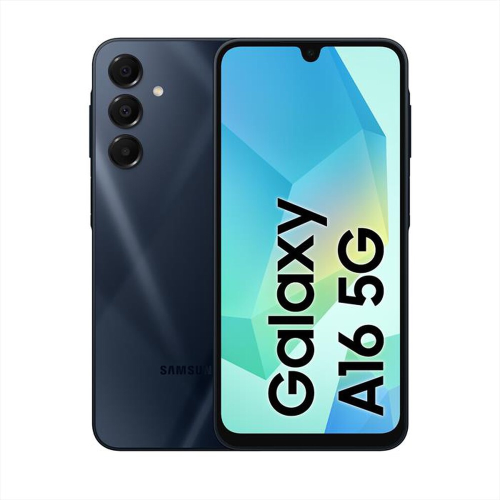 SMARTPHONE SAMSUNG GALAXY A16 6.7" 128GB RAM 4GB DUAL SIM 5G BLUE BLACK TIM ITALIA - EUROBABYLON