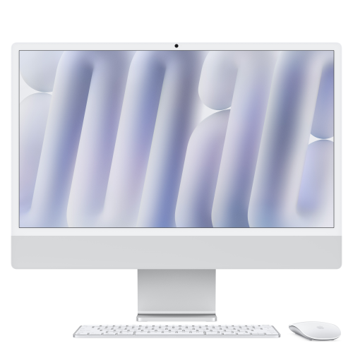 PC ALL IN ONE APPLE IMAC 24M4 10 CPU/GPU 10C.SILVE 16GB/256GB SSD. 4.5K SILVER