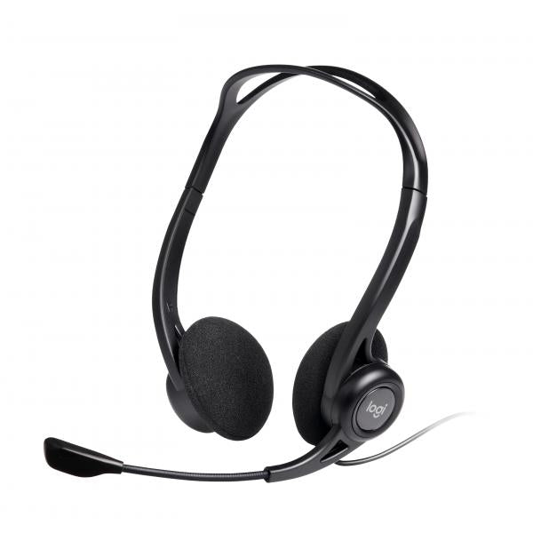 Logitech 960 USB Computer Headset Auricolare Cablato A Padiglione Musica e Chiamate Nero