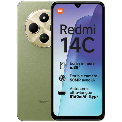 SMARTPHONE XIAOMI REDMI 14C 4/128GB GREEN W3 - EUROBABYLON