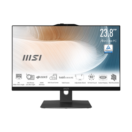 MSI PC AIO 23,8" TOUCH BLACK Intel Core 5 Processor 120U 16GB 512GB SSD WIN 11 PRO - EUROBABYLON