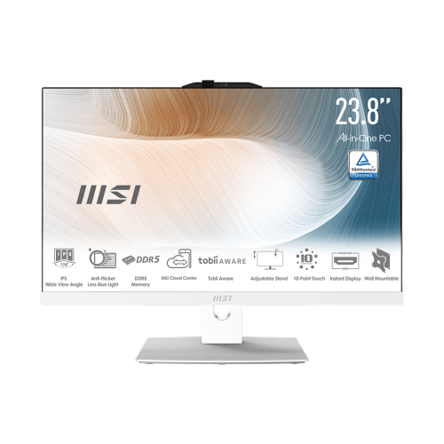 MSI PC AIO 23,8" TOUCH WHITE Intel Core 7 Processor 150U 16GB 512GB SSD WIN 11 PRO - EUROBABYLON