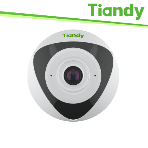 Tiandy Telecamera Fisheye Pro 5MP 1.4mm, Tripwire, Heatmap, PoE, IP67 - TC-C35VN - EUROBABYLON