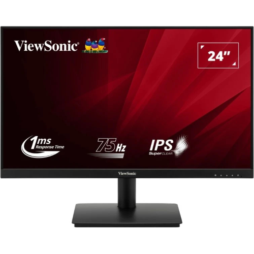 MONITOR VIEWSONIC 23.8 IPS VGA HDMI BLACK VESA FHD - EUROBABYLON