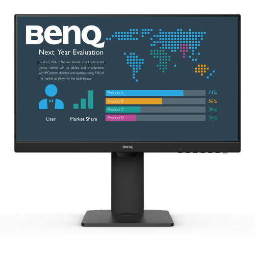 MONITOR BENQ 23.8IPS HDMI DP MM 100HZ USBC BENQ BL2486TC PIVOT REG ALTEZZA - EUROBABYLON